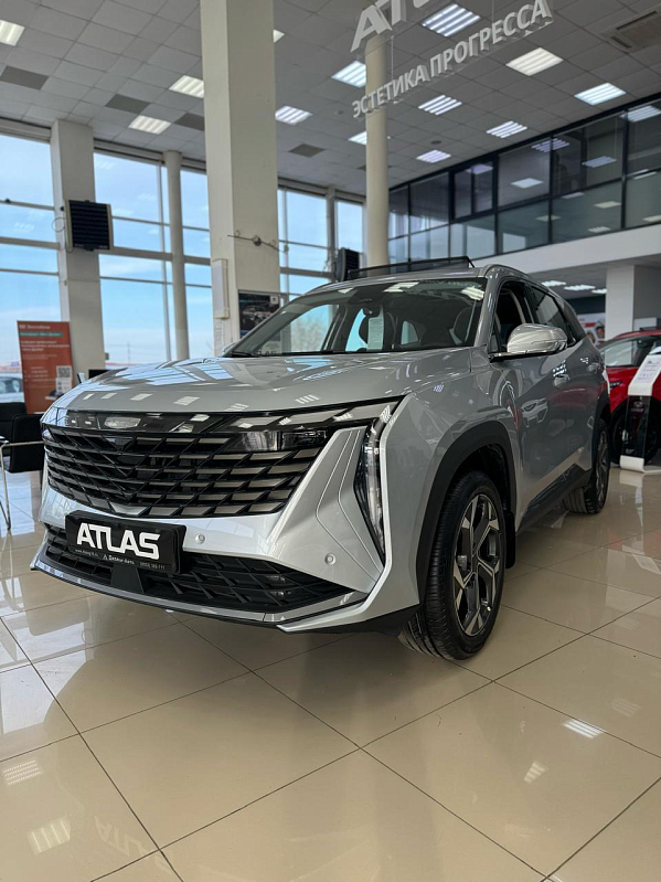 Geely Atlas Люкс, серебряный