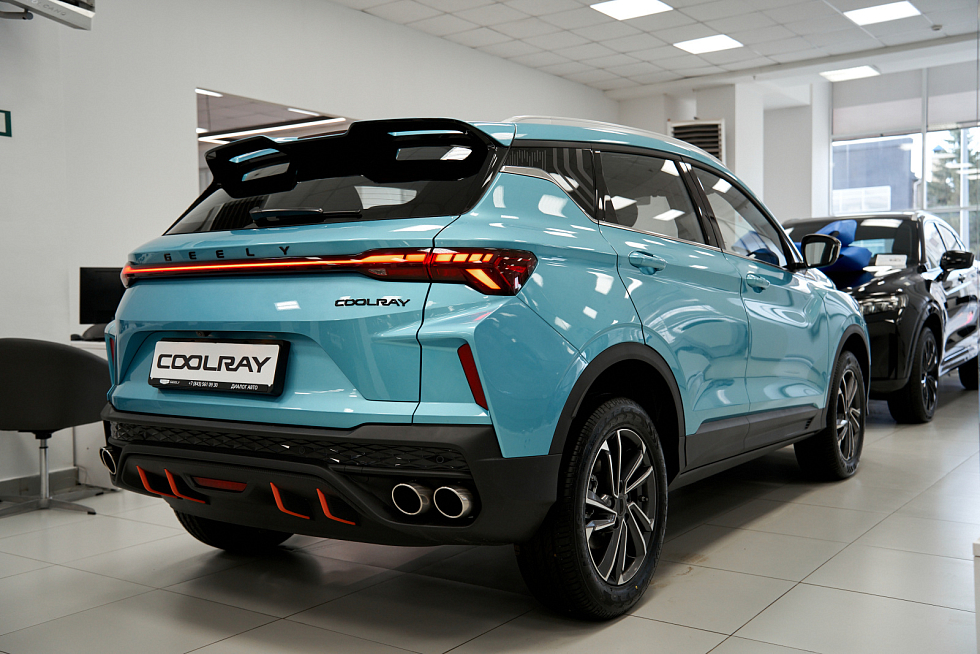 Geely Coolray Flagship, голубой