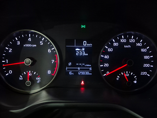 Kia Rio Luxe, 2018 года, пробег 129838 км