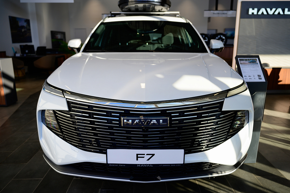 Haval F7 Премиум, белый