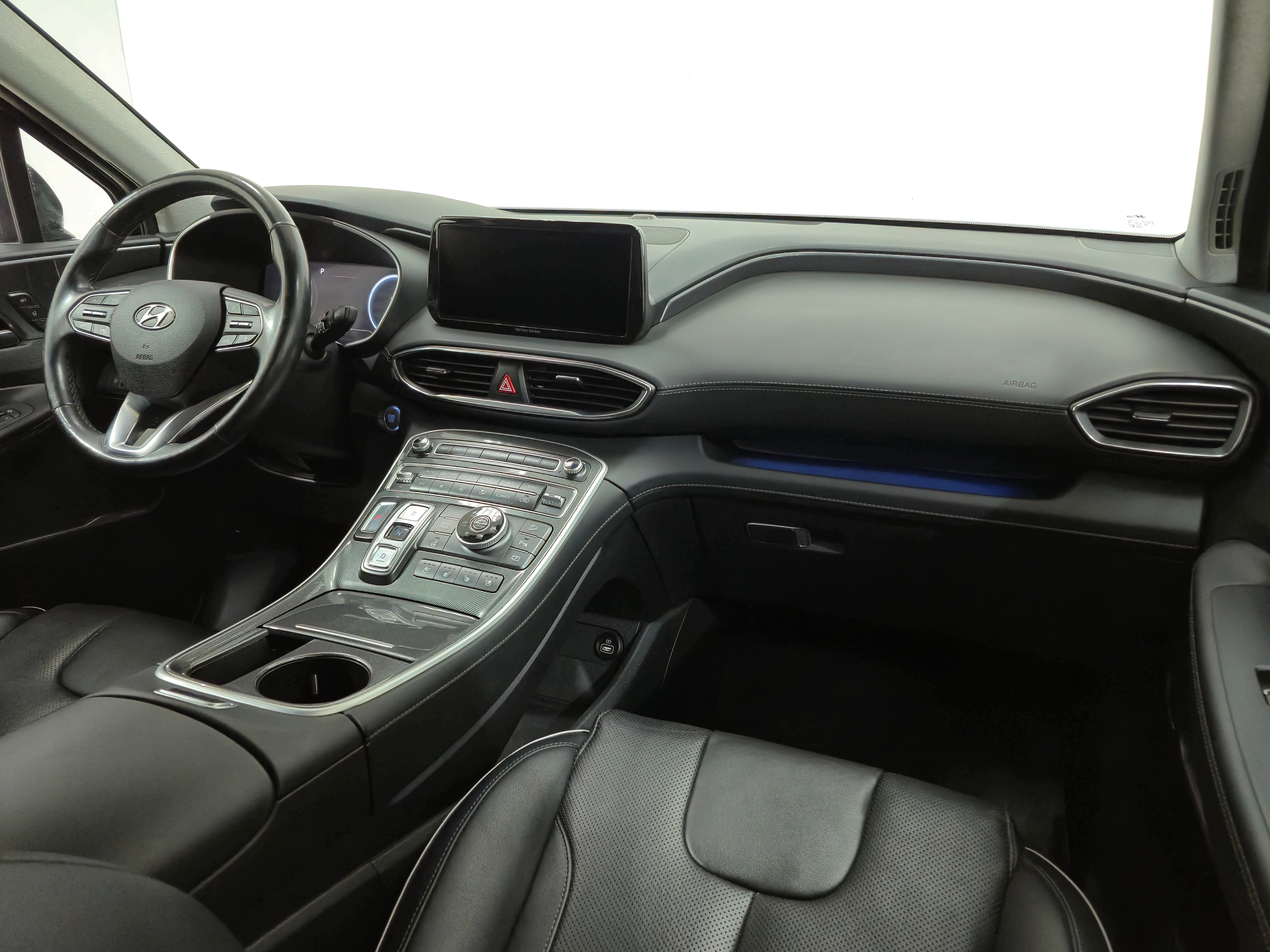Hyundai Santa Fe Calligraphy, 2021 года, пробег 155475 км