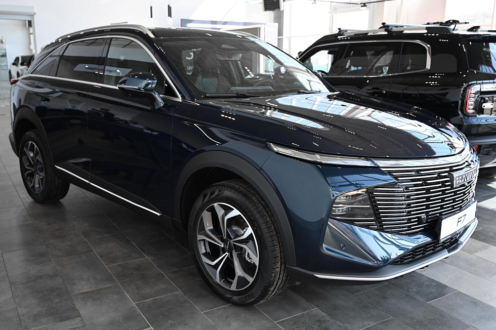 Haval F7 Премиум, голубой