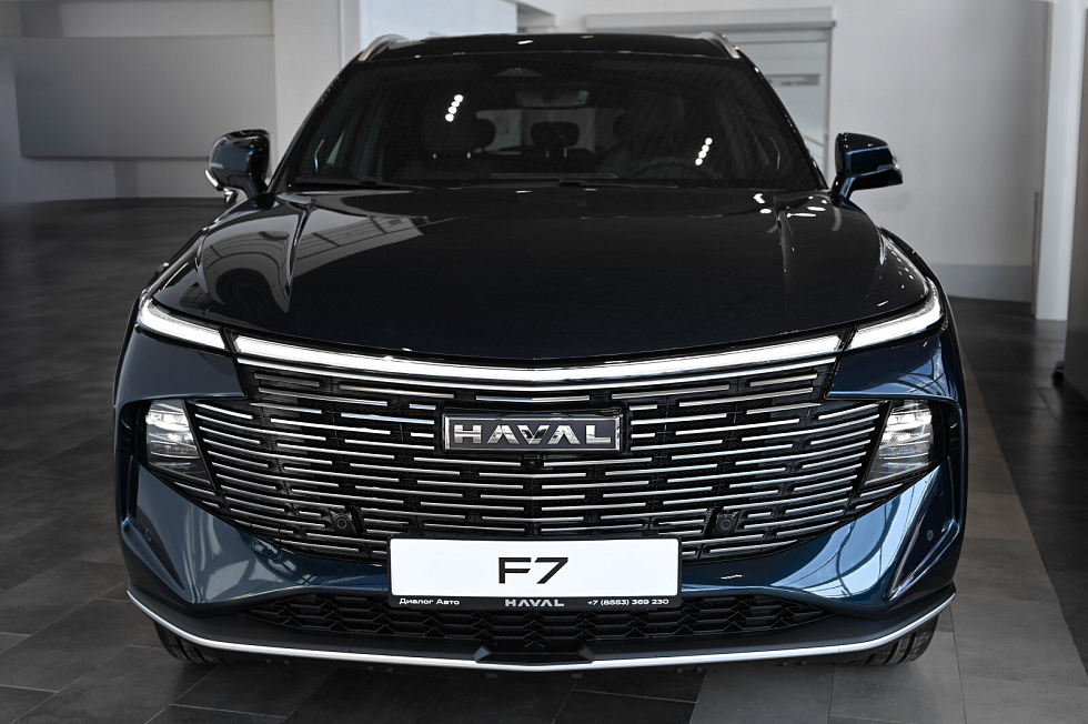 Haval F7 Премиум, голубой