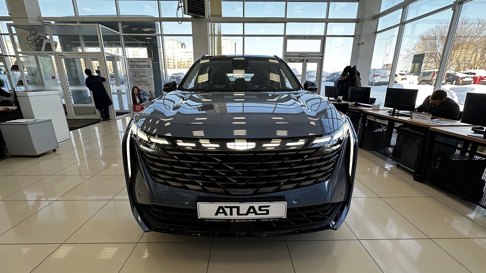 Geely Atlas Flagship, серый