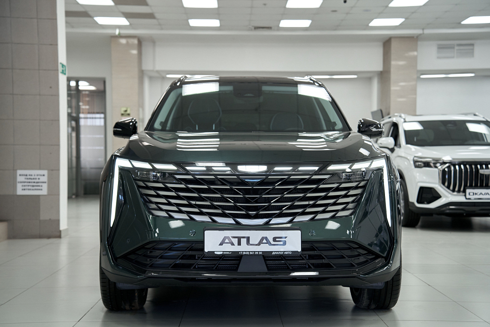 Geely Atlas Флагман, зеленый