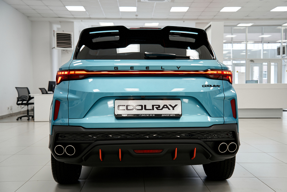 Geely Coolray Flagship, голубой