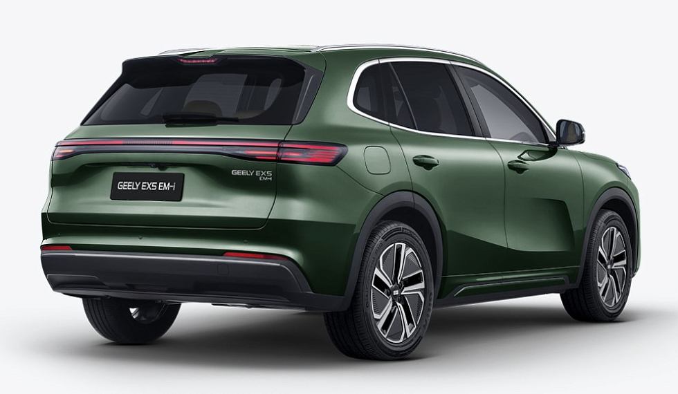 Geely EX5 EM-i Макс, зеленый