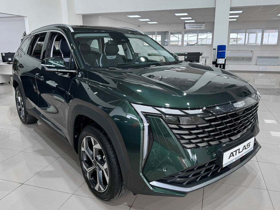 Geely Atlas Флагман, зеленый