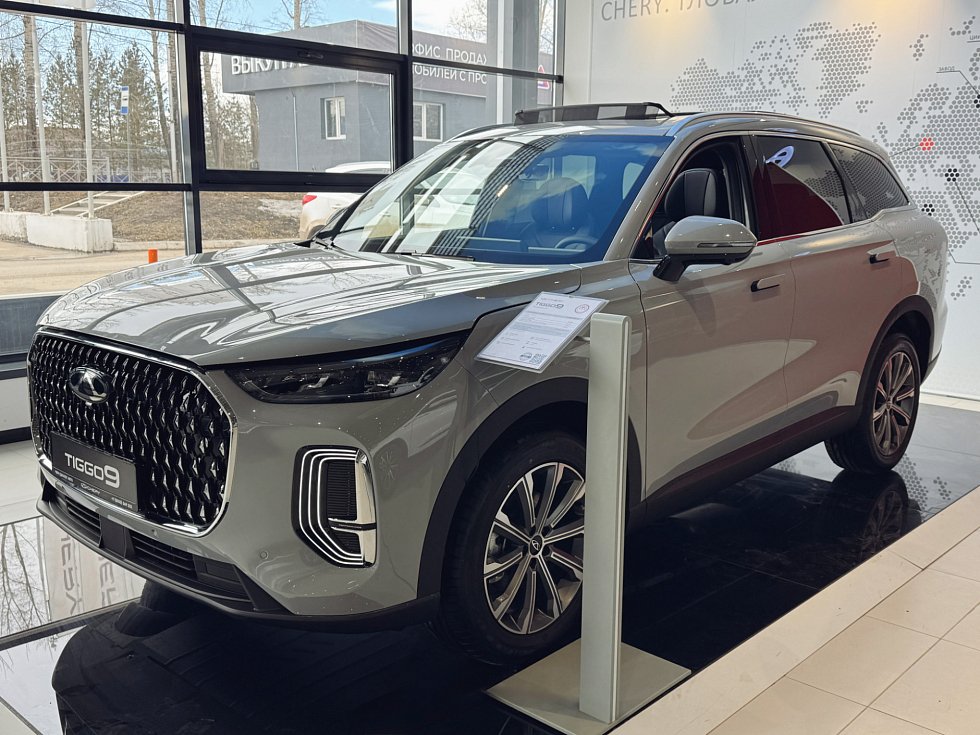 Chery Tiggo 9 Прайм / Prime, серебряный