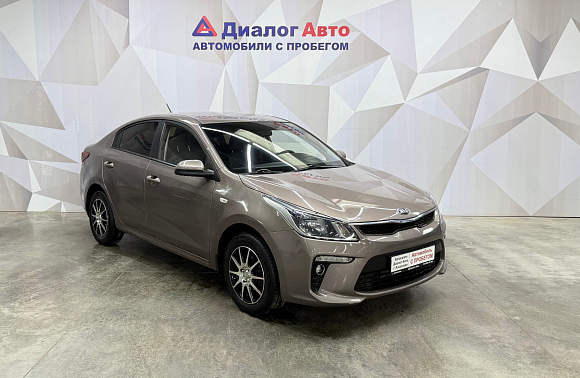 Kia Rio Luxe, 2019 года, пробег 117512 км