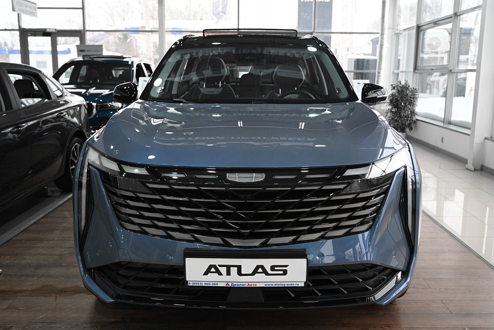 Geely Atlas Люкс, голубой