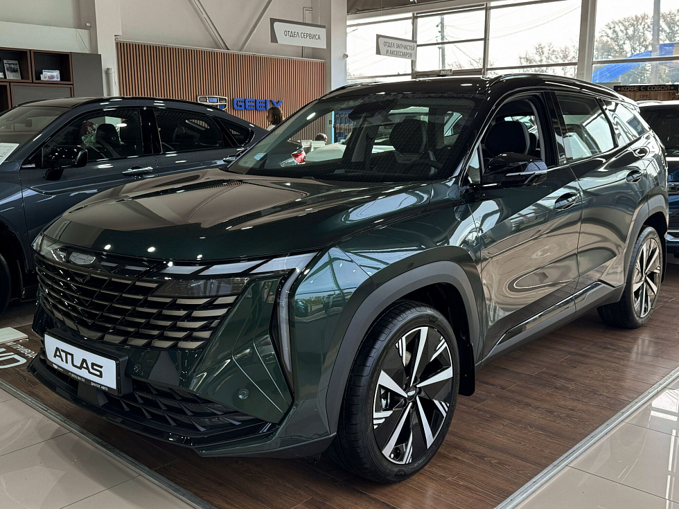 Geely Atlas Спорт, зеленый
